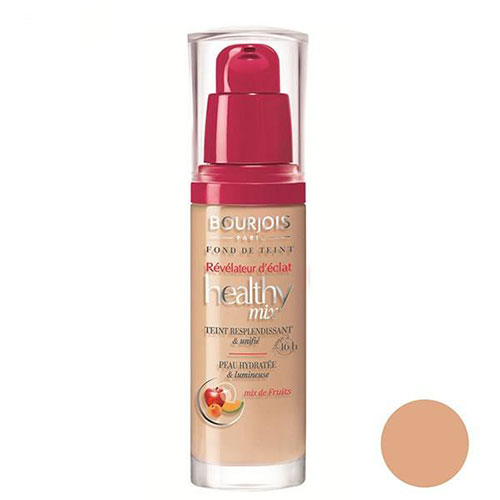 کرم پودر بورژوآ سری Healthy Mix مدل Dark Beige 55 حجم 30 میلی لیتر_راهنمای خرید بهترین کرم پودر _ خرید کرم پوردر