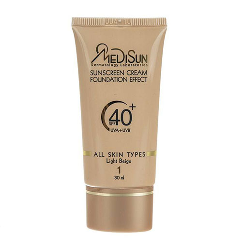 کرم پودر ضد آفتاب مدیسان مدل Light Beige حجم 30 میلی لیتر_راهنمای خرید بهترین کرم پودر _ خرید کرم پوردر