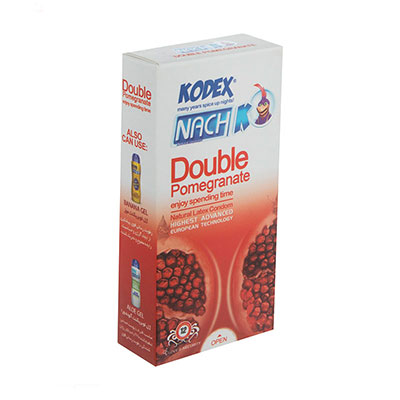 کاندوم کدکس مدل Double Pomegranate بسته 12 عددی_راهنمای خرید کاندوم اینترنتی